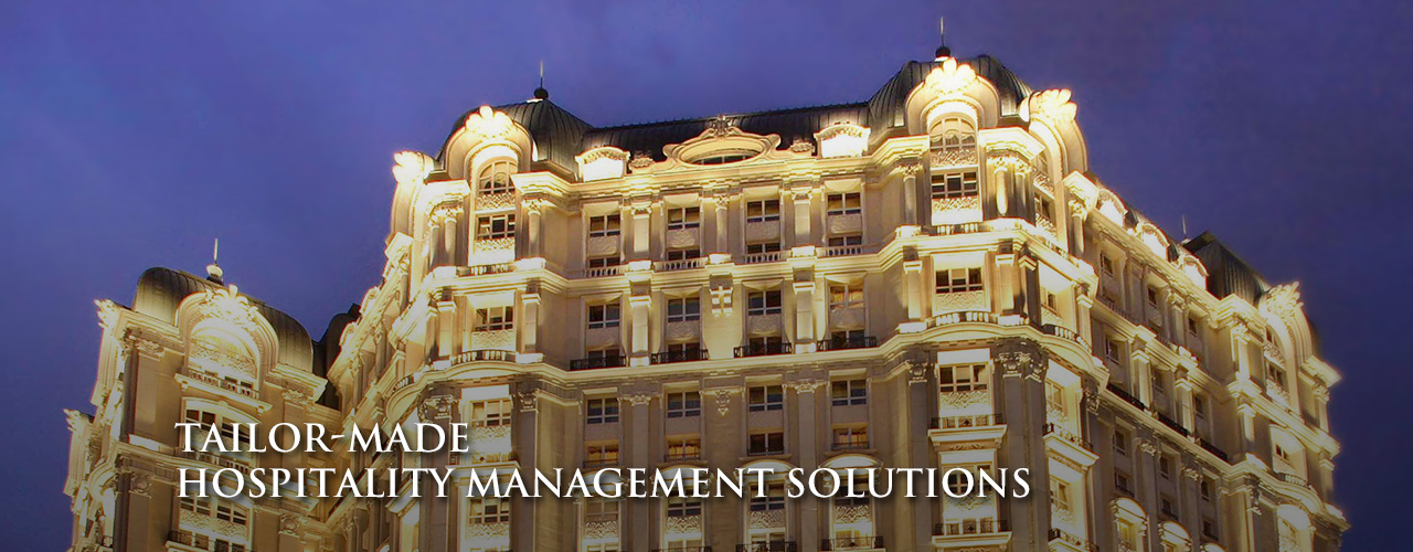 main banner - Tailor-made Hospitality Management Solutions.